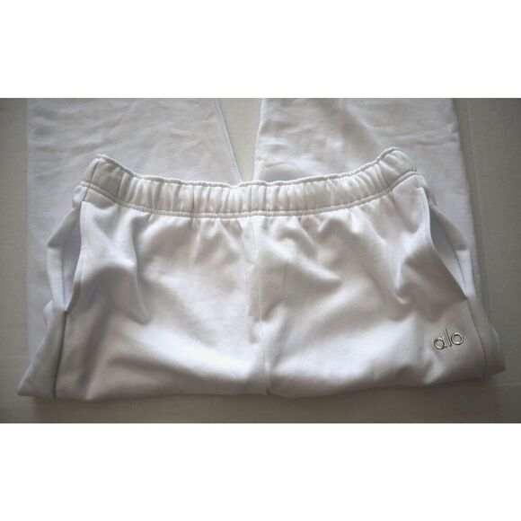 Alo Yoga U5013RG Men Sz XL Women 2XL White Relaxed Fit Accolade Sweatpants - Picture 3 of 13